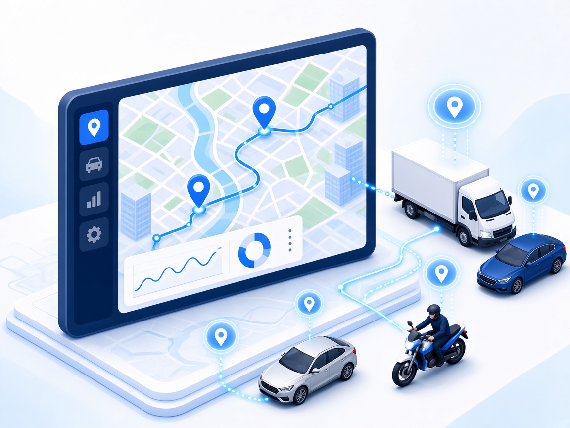 Control profesional de flotas GPS